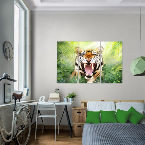 Wandbilder Wohnzimmer XXL Tieger Abstrakt Moderne Bilder Tiere